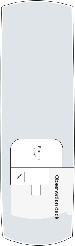 Choose your cabin on Sky Deck             