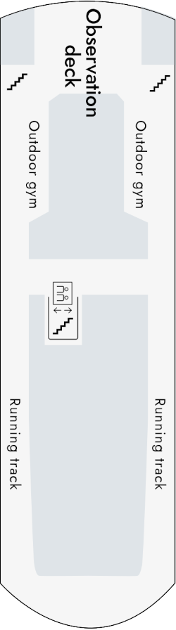 Choose your cabin on Deck 11             