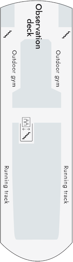 Choose your cabin on Deck 11             