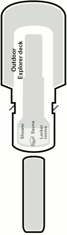 Choose your cabin on Deck 8             